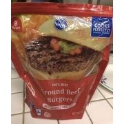 Kroger Ground Beef Burgers: Calories, Nutrition Analysis & More | Fooducate