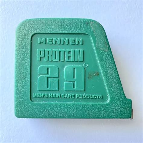 VINTAGE MENNEN PROTEIN 29 Advertising Green Tape Measure RARE Promo Collectible $14.95 - PicClick