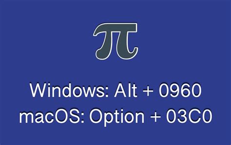 Pi Symbol On Keyboard Windows