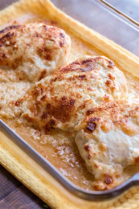 Creamy Swiss Chicken Bake Recipe (+VIDEO) | Lil' Luna