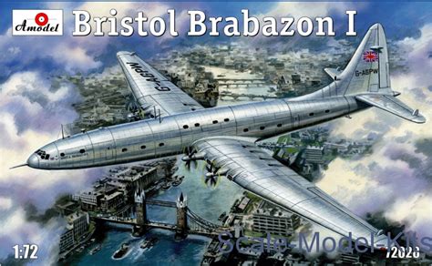 Bristol Brabazon I-Amodel plastic scale model kit in 1:72 scale (amodel 72028)//Scale-Model-Kits.com