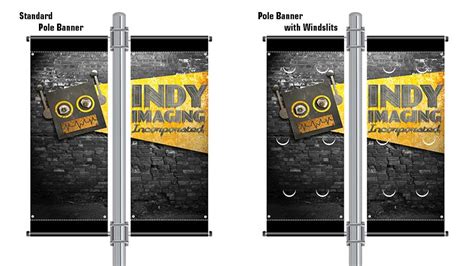 Outdoor Pole Banners – Indy Imaging Inc.