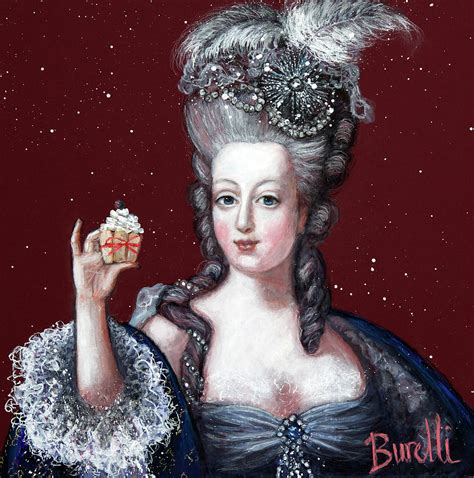 Marie-Antoinette Eating Cake Painting by Ellie Burelli - Fine Art America