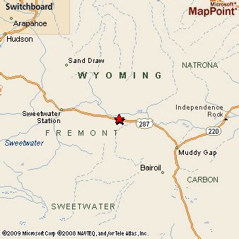 Where is Jeffrey City, Wyoming? see area map & more