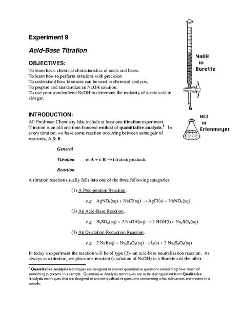 Acid Base Titration Worksheet Answers Acid Base Titration Worksheet | Images and Photos finder