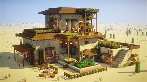 Minecraft: How to Build a Large Desert House Tutorial (EPIC) - YouTube ...