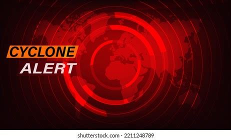 Cyclone Alert Breaking News Concept Background Stock Illustration 2211248789 | Shutterstock