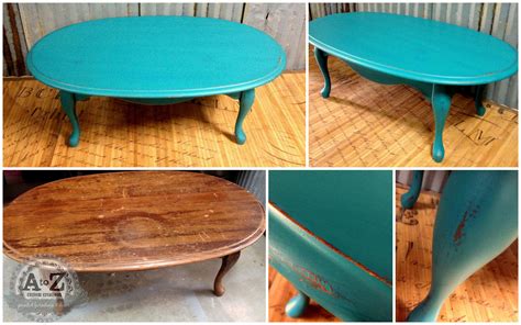 reFreshed Coffee Table by A to Z Custom Creations...painted with Websters Chalk Paint Powder and ...