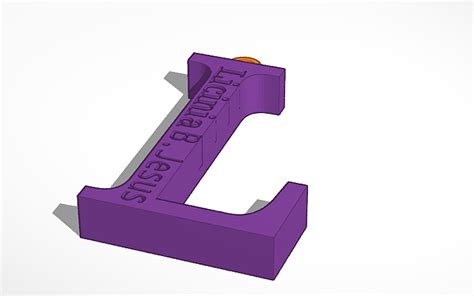 3D design keychains - Tinkercad