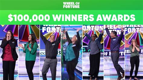 The Most $100,000 Winners Ever! | Wheel of Fortune - YouTube