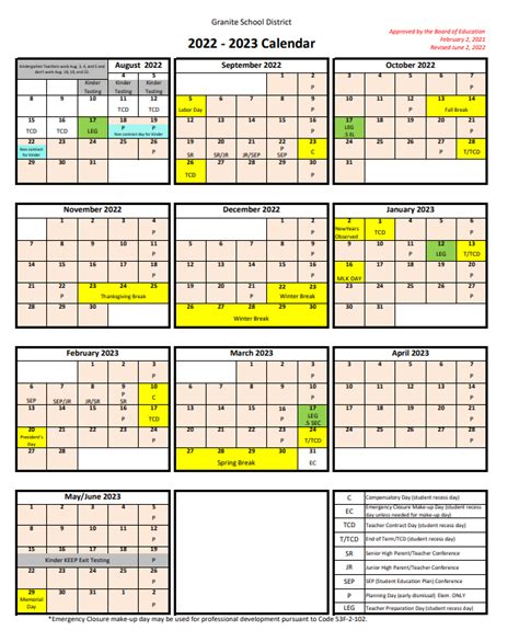 District Calendar