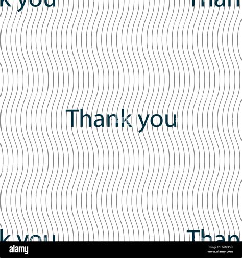 Thank you sign icon. Gratitude symbol. Seamless pattern with geometric texture. Vector Stock ...