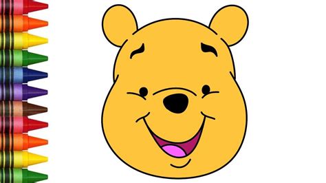 How To Draw Winnie The Pooh Face