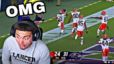 THE BROWNS ARE FIGHTING IN THE AFC NORTH!!! Browns Vs Ravens 2023 Week 10 Highlights Reaction ...