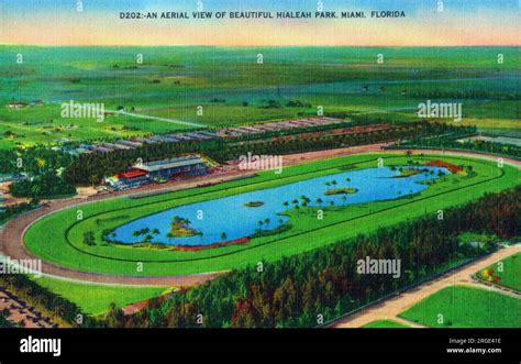 Hialeah Park Horse Racing Circuit - Miami, Florida, USA Stock Photo - Alamy