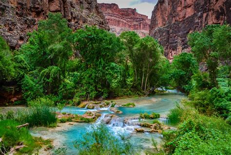 How To Get To Legendary Waterfalls Along Havasu Creek | Arizona