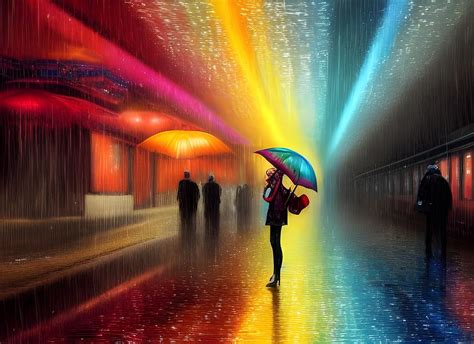 Rainbow Trains 3 Digital Art by Helkoryo Designs - Fine Art America