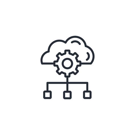 Cloud Computing icons symbol vector elements for infographic web ...