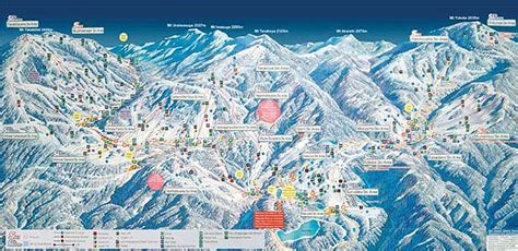 Shiga Kogen Trail Map, Japan Ski Holidays » Deep Powder Tours