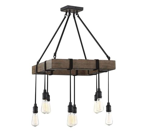 Wyckhoff 8-Light LED Chandelier | Frame pendant light, Farmhouse ...