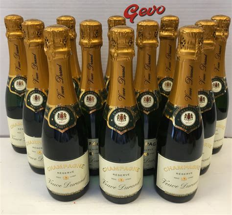 Champagne Veuve Durand – 12 half bottles 375ml - Catawiki