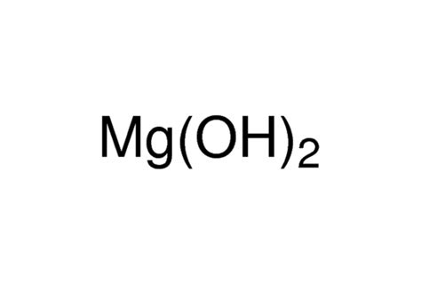 Magnesium Hydroxide - Sujata Nutri Pharma