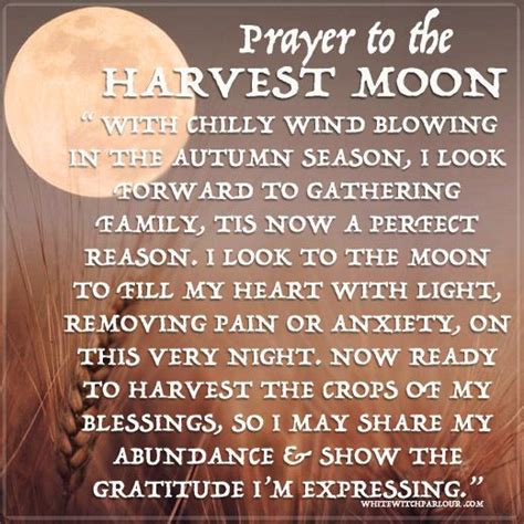 Harvest Moon Prayer! www.spellmaker.com (With images) | Harvest moon ...