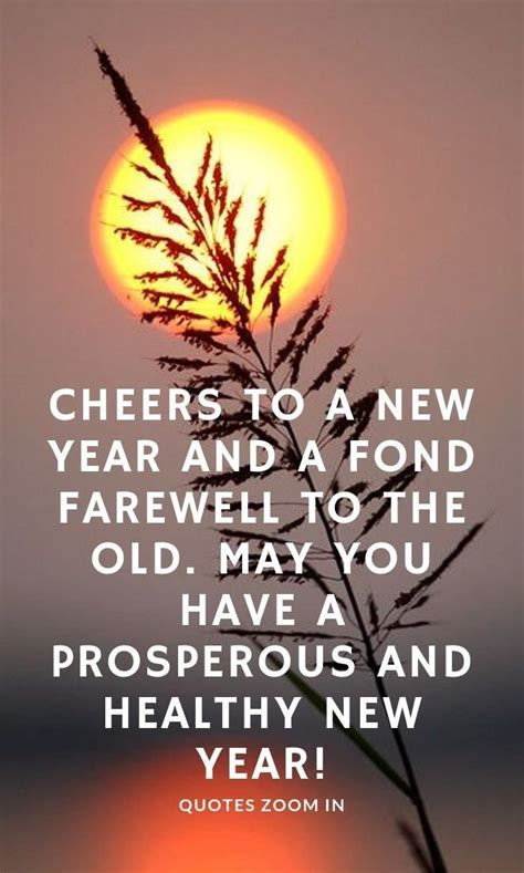 New year eve quotes funny : Cheers to a new year and a fond farewell to the old. May you h ...