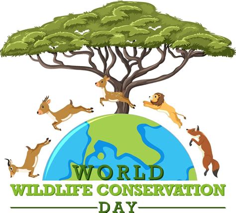 World Wildlife Conservation Day Poster Template 13321317 Vector Art at Vecteezy