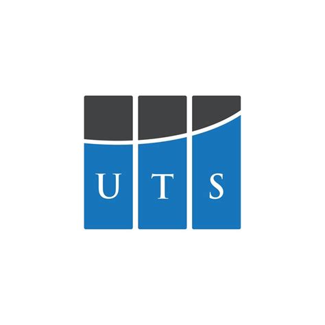 UTS letter logo design on white background. UTS creative initials ...