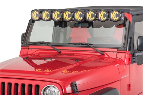 KC HiLiTES 91312 Gravity Pro6 LED Light Bar for 97-06 Jeep Wrangler TJ | Quadratec