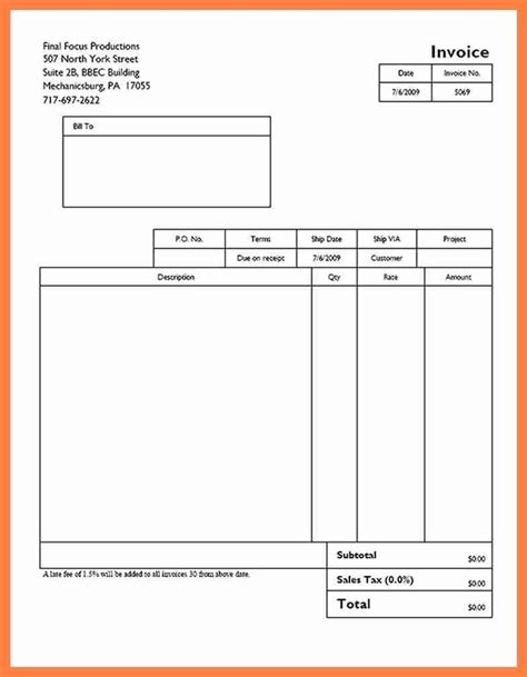 Quickbooks Invoice Templates Download | Invoice Template Ideas