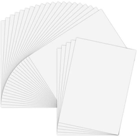 25 Sheets Printable Vinyl Sticker Paper -Adhesive Waterproof White ...