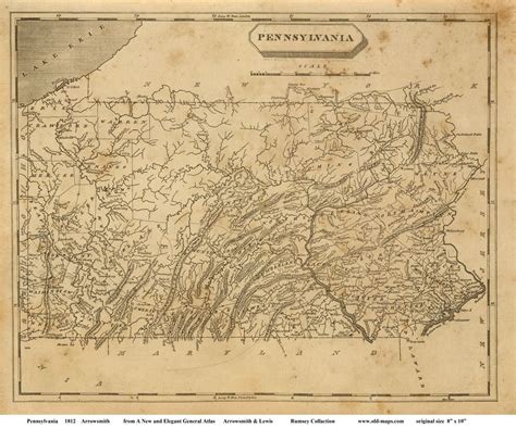 Old Maps of Pennsylvania