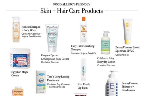 Top Food Allergy-Friendly Skin + Hair Care Products - Spokin