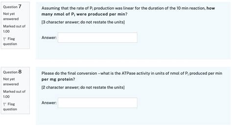 Solved Sarah performed an ATPase assay with purified ATP7A. | Chegg.com