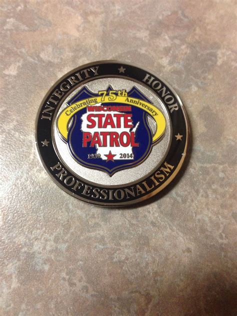 Wisconsin State Patrol | Police challenge coins, State police ...