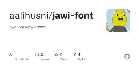 GitHub - aalihusni/jawi-font: Jawi font for windows