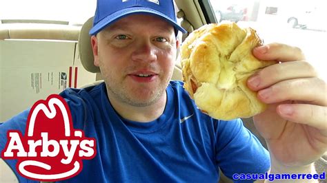 Reed Reviews Arby's Ham & Swiss Croissant - YouTube