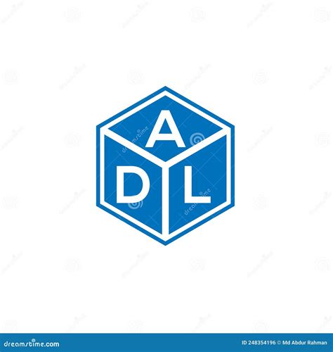 ADL Letter Logo Design on Black Background. ADL Creative Initials Letter Logo Concept Stock ...