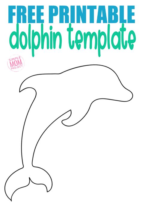 Free Printable Dolphin Template – Simple Mom Project