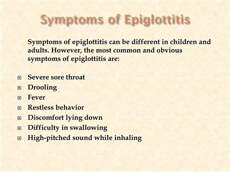 PPT - Epiglottitis PowerPoint Presentation, free download - ID:7949298