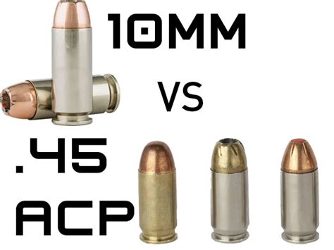 10mm vs 45 ACP: Battle Of The Big Bore Bullets - Alien Gear Holsters Blog