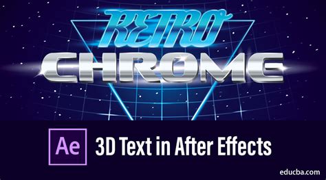 3D Text in After Effects | How to Create 3D Text in After Effects?