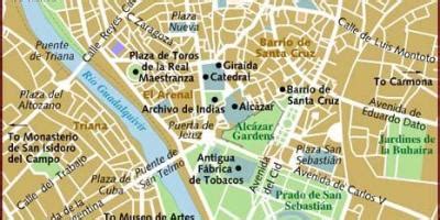 Seville map - Maps Seville (Andalusia - Spain)