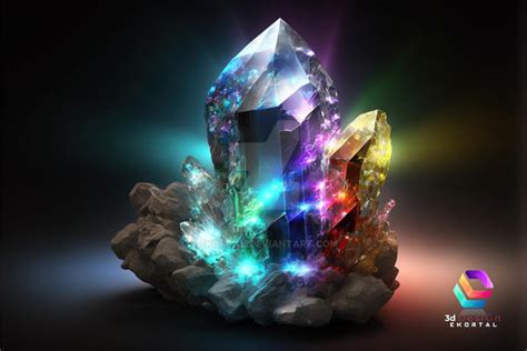 Colorful Crystal Artistic Creation by ekortal on DeviantArt