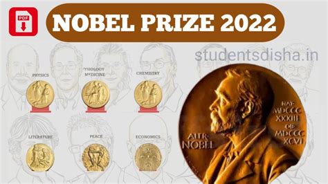 2022 Nobel Prize Winners List PDF » Students Disha - All Competitive Guide