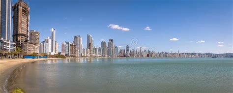 Panoramic View of Balneario Camboriu City Skyline - Balneario Camboriu, Santa Catarina, Brazil ...