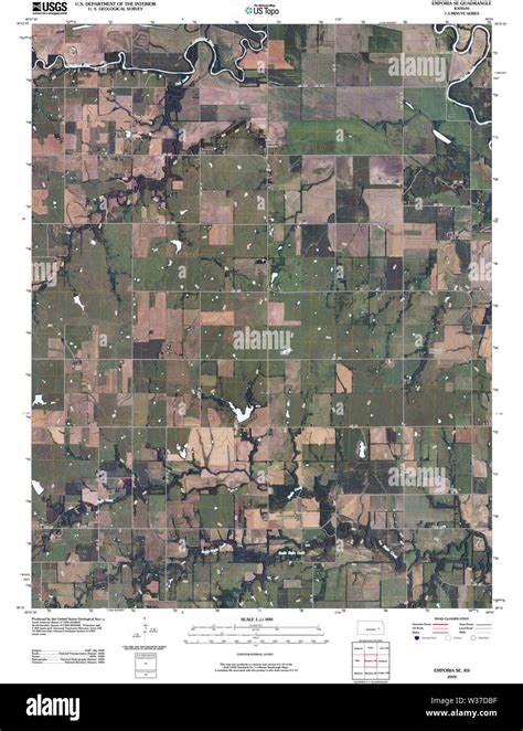 Emporia kansas map Cut Out Stock Images & Pictures - Alamy