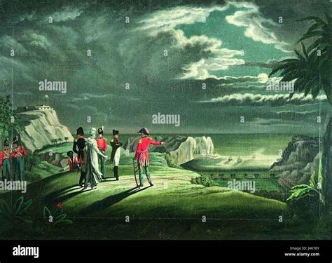 Napoleon Bonaparte on Saint Helena Stock Photo - Alamy